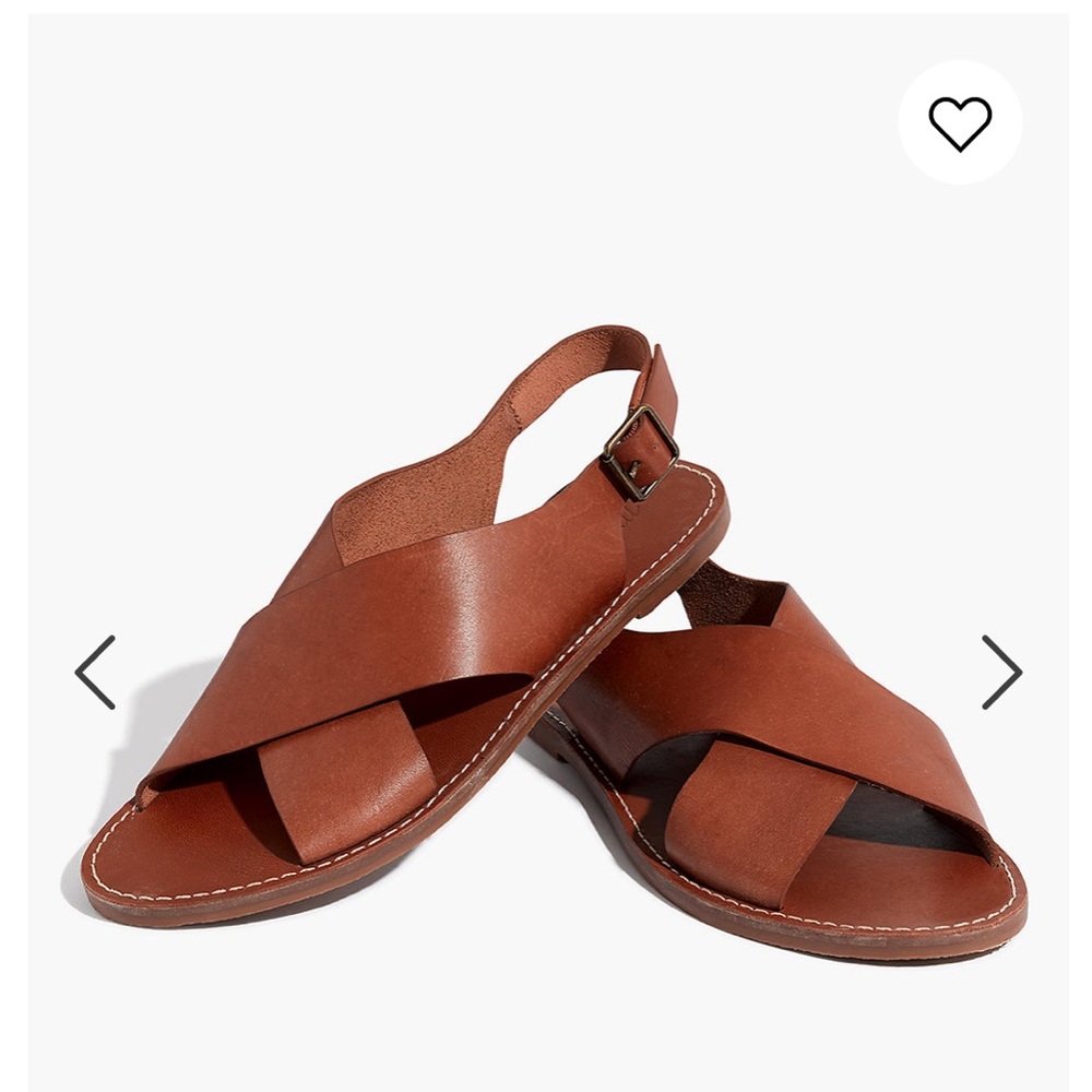 NWT Madewell Boardwalk Crossover Sandal